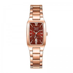 Alexandre Christie AC 2455 Rosegold Red Motif LDFRGRE1